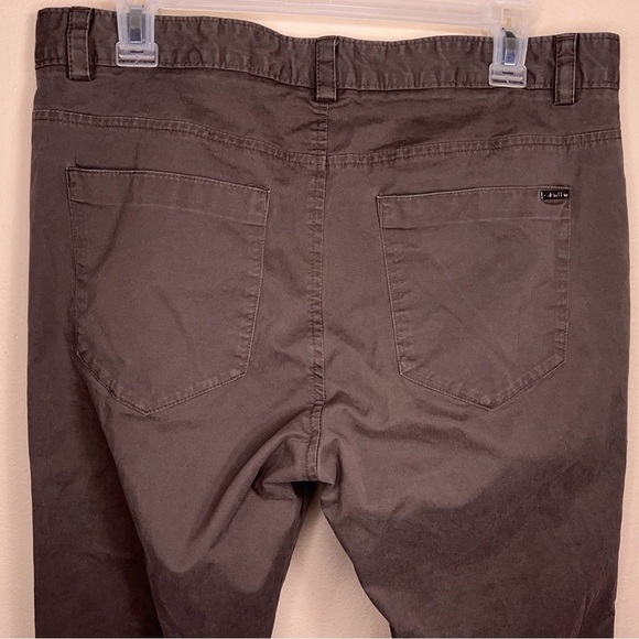 33x32 CALVIN KLEIN GREY/BEIGE PANTS MENS KHAKIS COTTON CASUAL - Picture 3 of 13